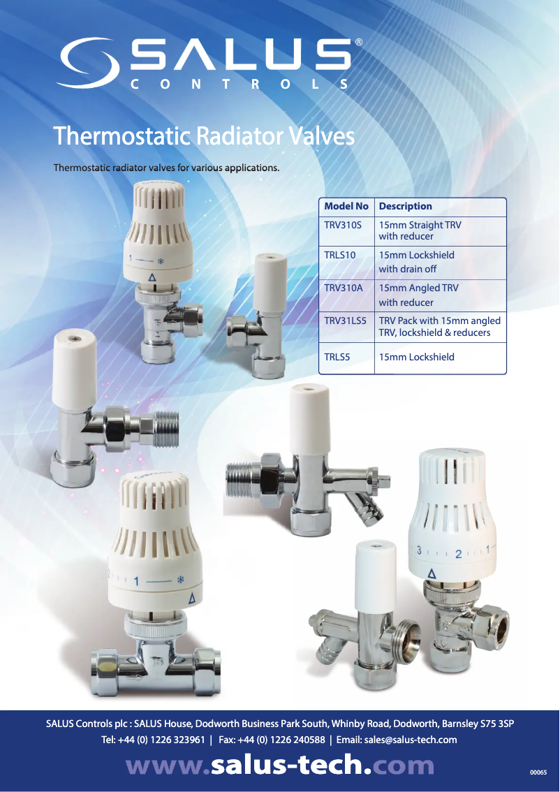 Page 1 de la notice Manuel utilisateur Salus TRV31LS10