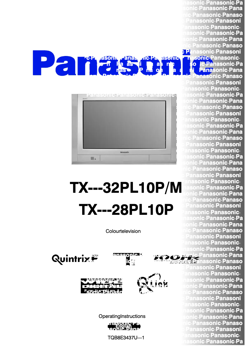 First page image of the manual for TX-32PL10PM