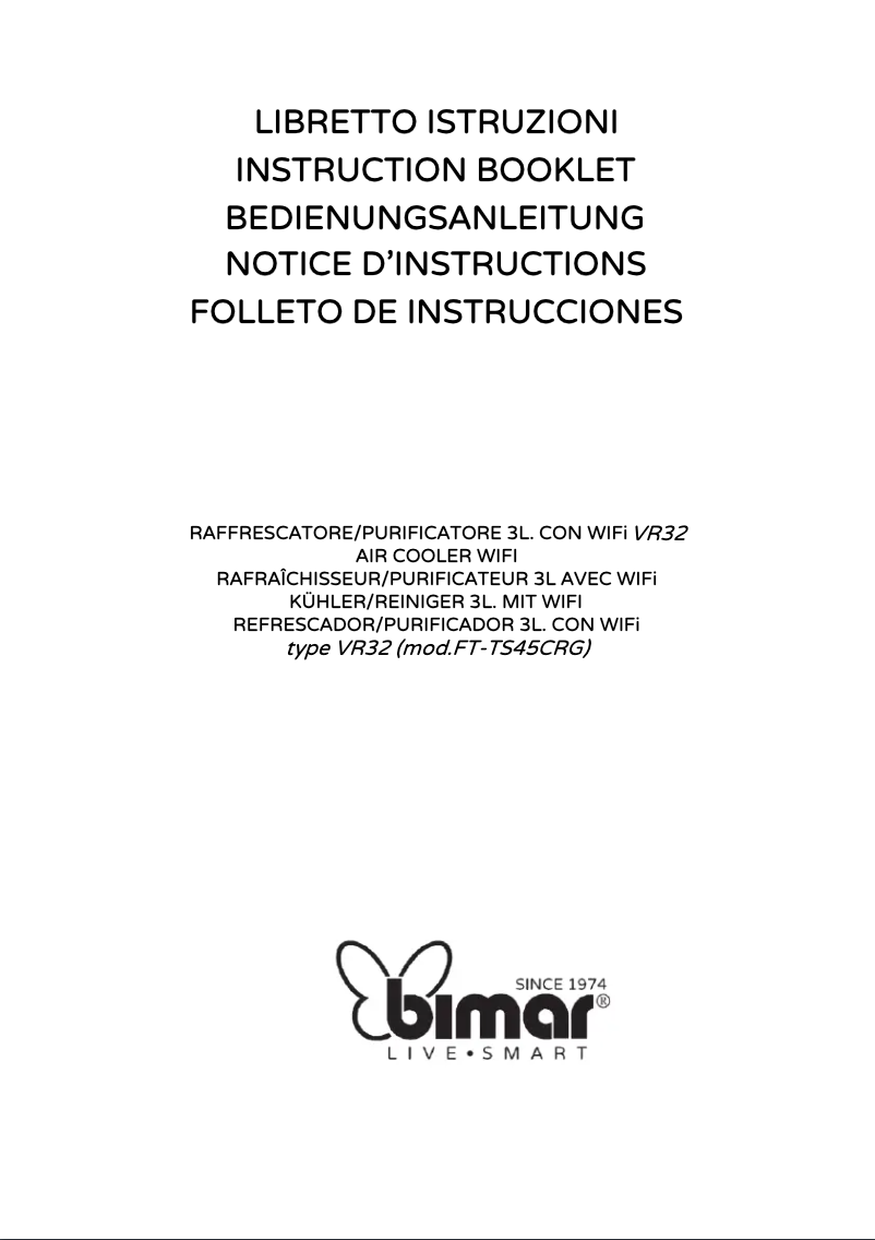 Page n°1 - Manuel utilisateur Bimar VR32