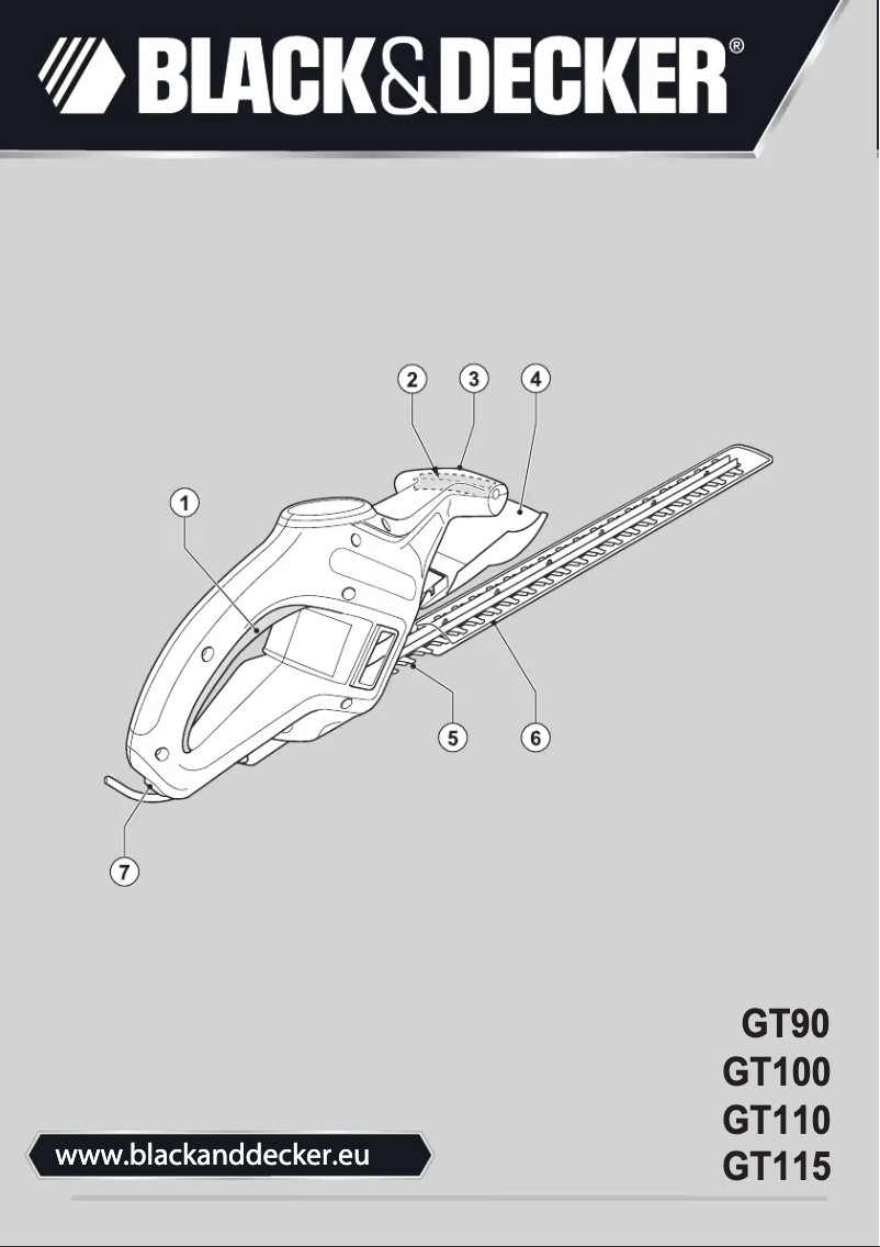 Image de la première page du manuel de l'appareil GT90