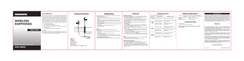 Page 1 de la notice Manuel utilisateur Magnavox MBH522