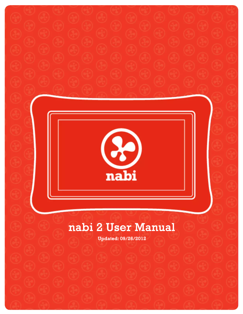 Page n°1 - Manuel utilisateur Nabi 2 Tablet