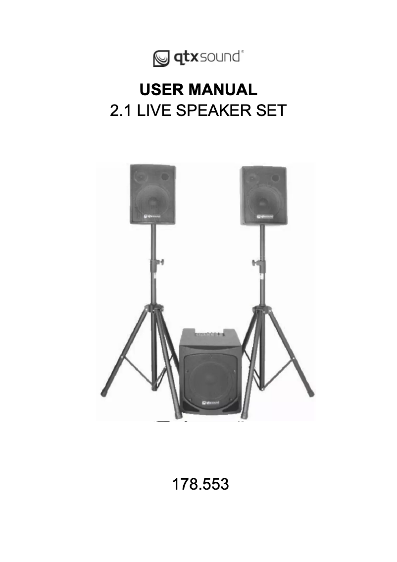 Image de la première page du manuel de l'appareil QL1208MA