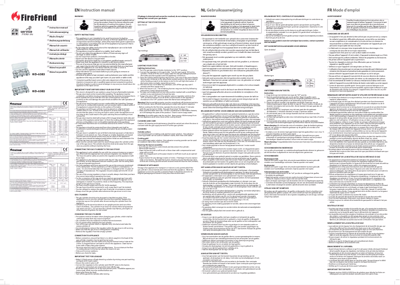 Page 1 de la notice Manuel utilisateur TriStar KO-6382