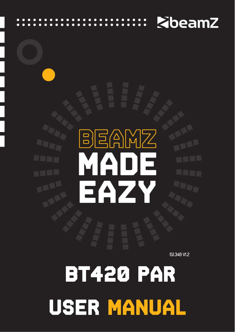 Image de la première page du manuel de l'appareil BT420