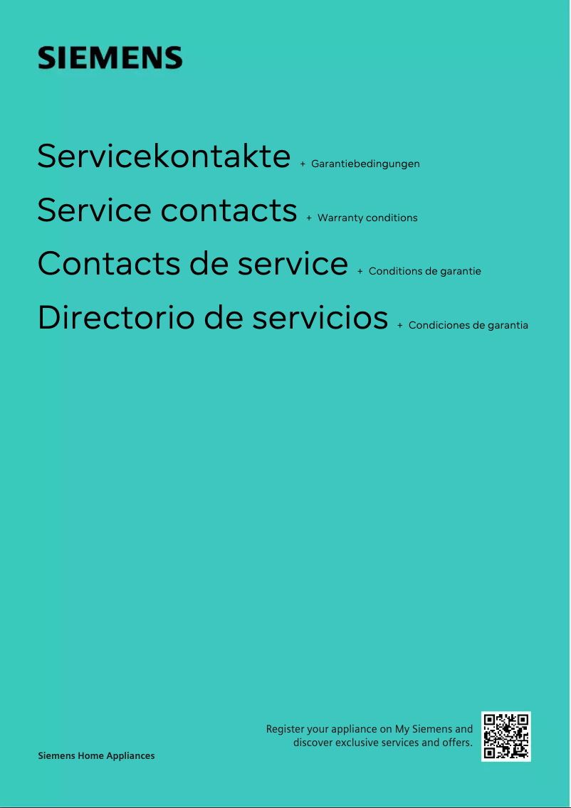 Page 1 de la notice Guide d'installation Siemens EQ.900 TQ903R09