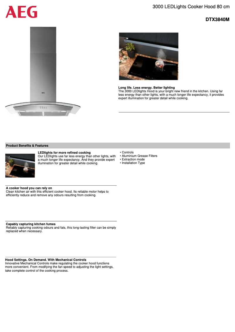 Imagen de la primera página del manual del dispositivo DTX3840M