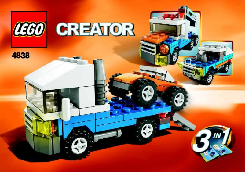Page n°1 - Manuel utilisateur Lego Mini Vehicles