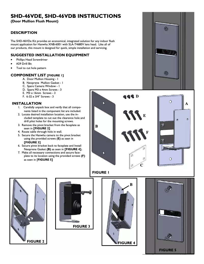 Page n°1 - Manuel utilisateur Hanwha SHD-46VDB
