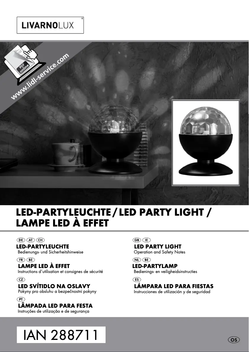 Image de la première page du manuel de l'appareil IAN 288711