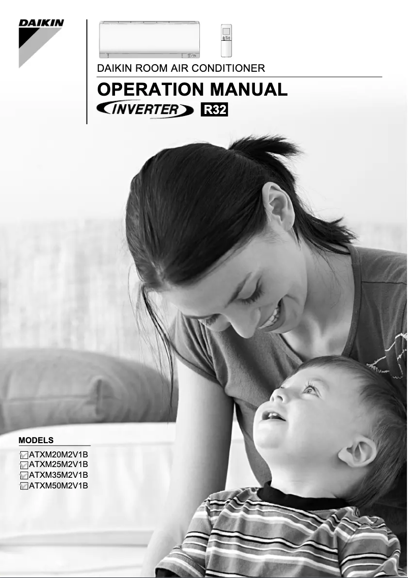 Page 1 de la notice Manuel utilisateur Daikin ATXM25M2V1B