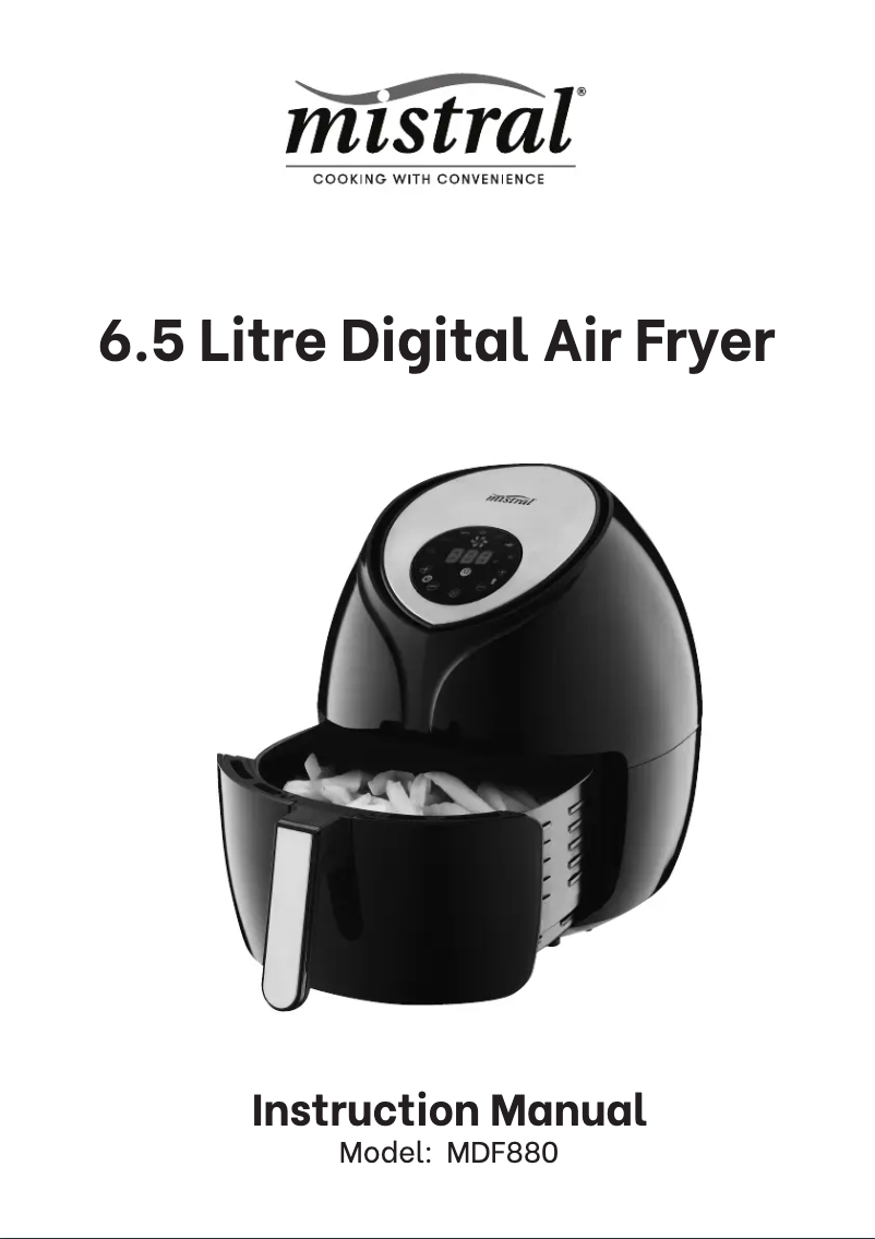 Página 1 del manual Manual de usuario Mistral MDF880