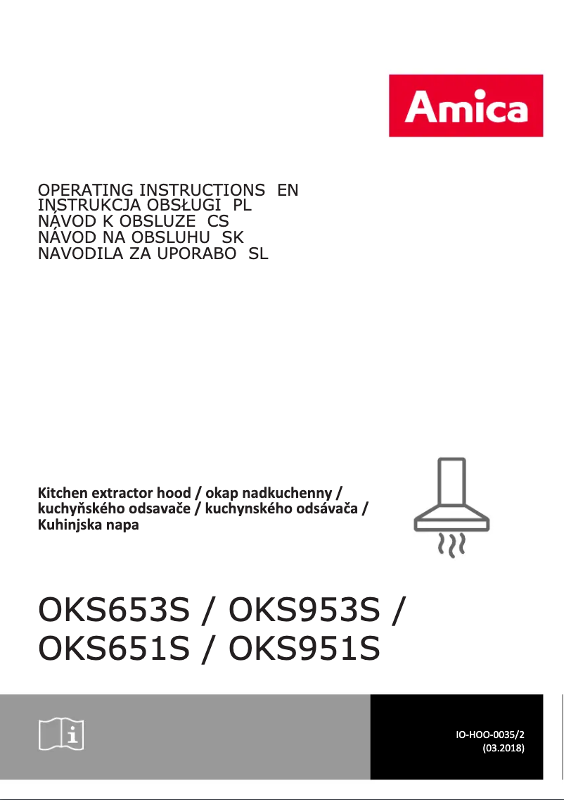 Page 1 de la notice Mode d'emploi Amica OKS953S
