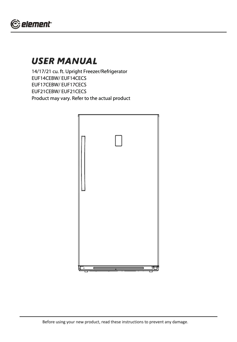 Página 1 del manual Manual de usuario Element EUF17CECS