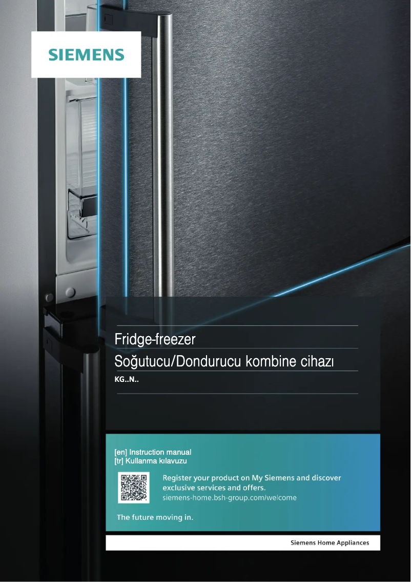 Page n°1 - Manuel utilisateur Siemens KG57NAIF0N
