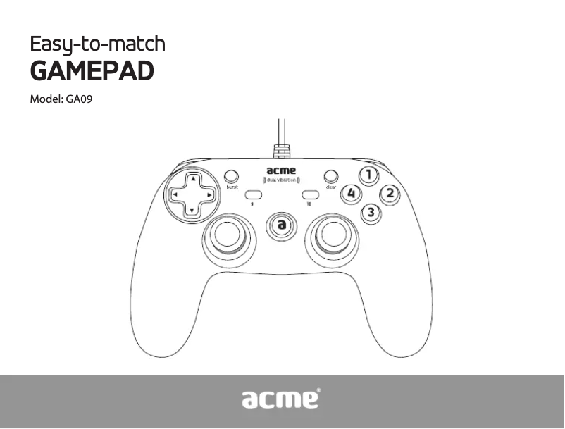 Image de la première page du manuel de l'appareil GA09