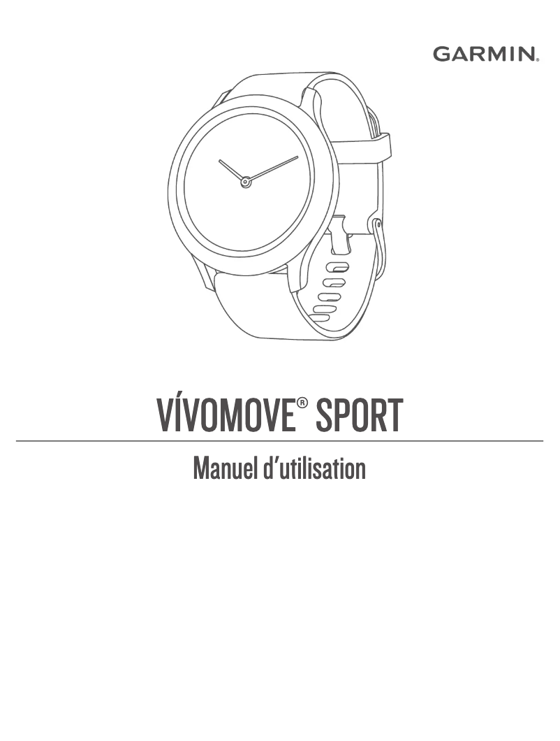 Página 1 del manual Manual de usuario Garmin Vívomove Sport
