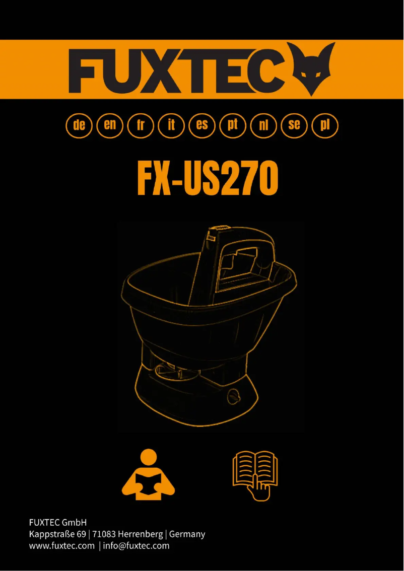 Page 1 de la notice Manuel utilisateur Fuxtec FX-US270