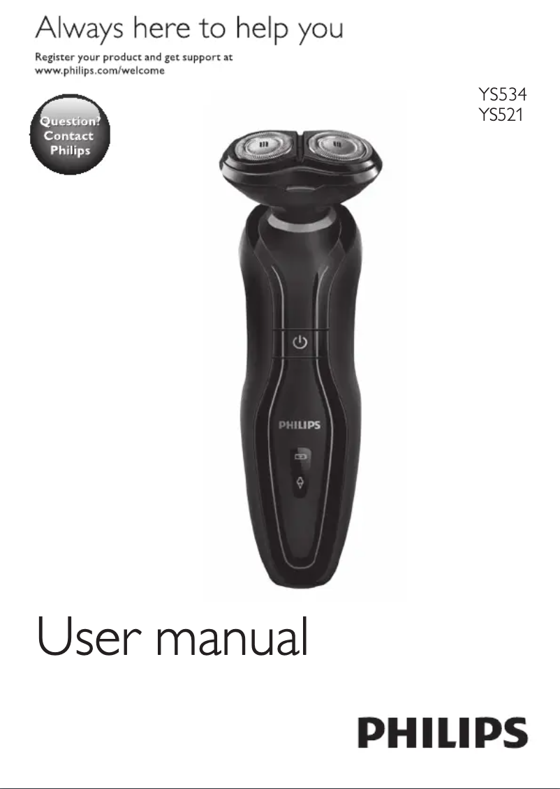 Imagen de la primera página del manual del dispositivo Click&Style YS521