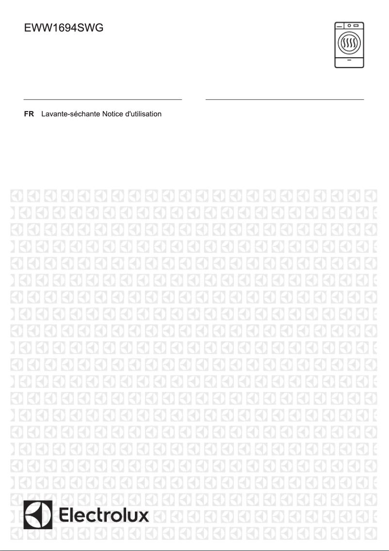 Page 1 de la notice Manuel utilisateur Electrolux EWW1694SWG