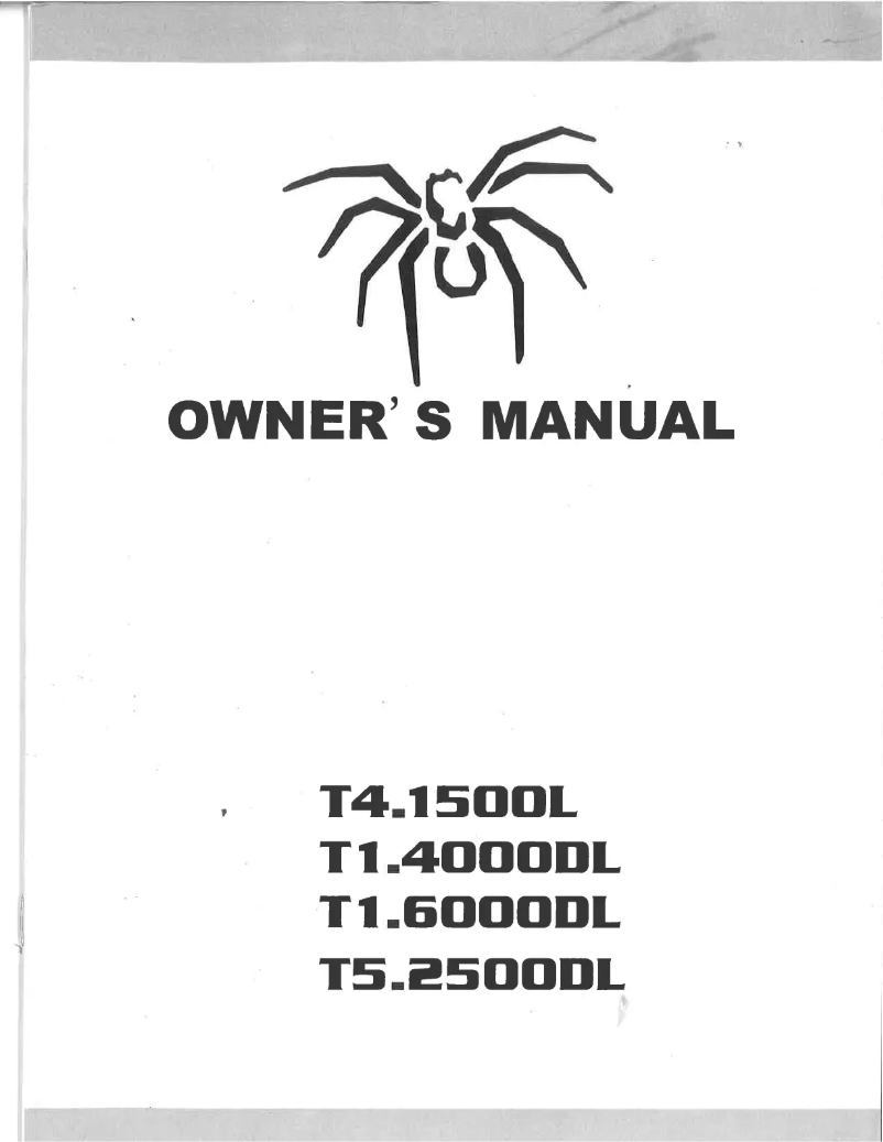 Page n°1 - Manuel utilisateur Soundstream T4.1500L