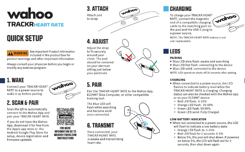 Imagen de la primera página del manual del dispositivo TRACKR