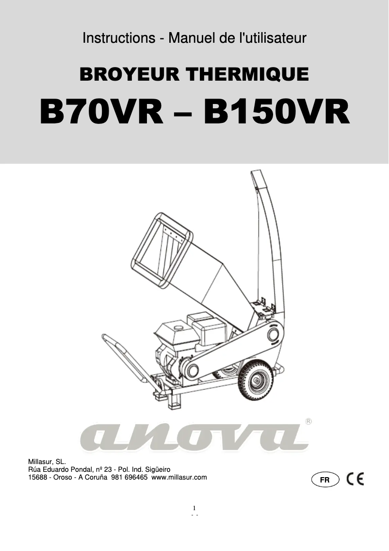Imagen de la primera página del manual del dispositivo BIO70VR