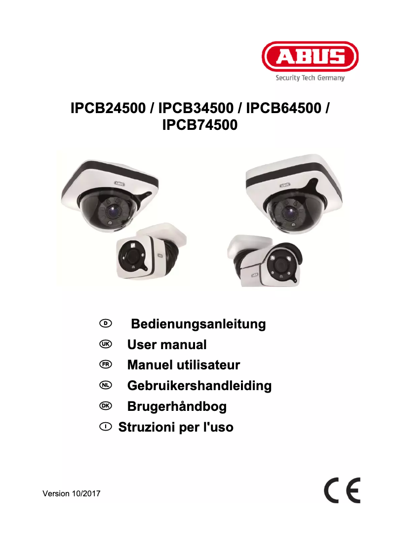 Page n°1 - Manuel utilisateur Abus IPCB34500