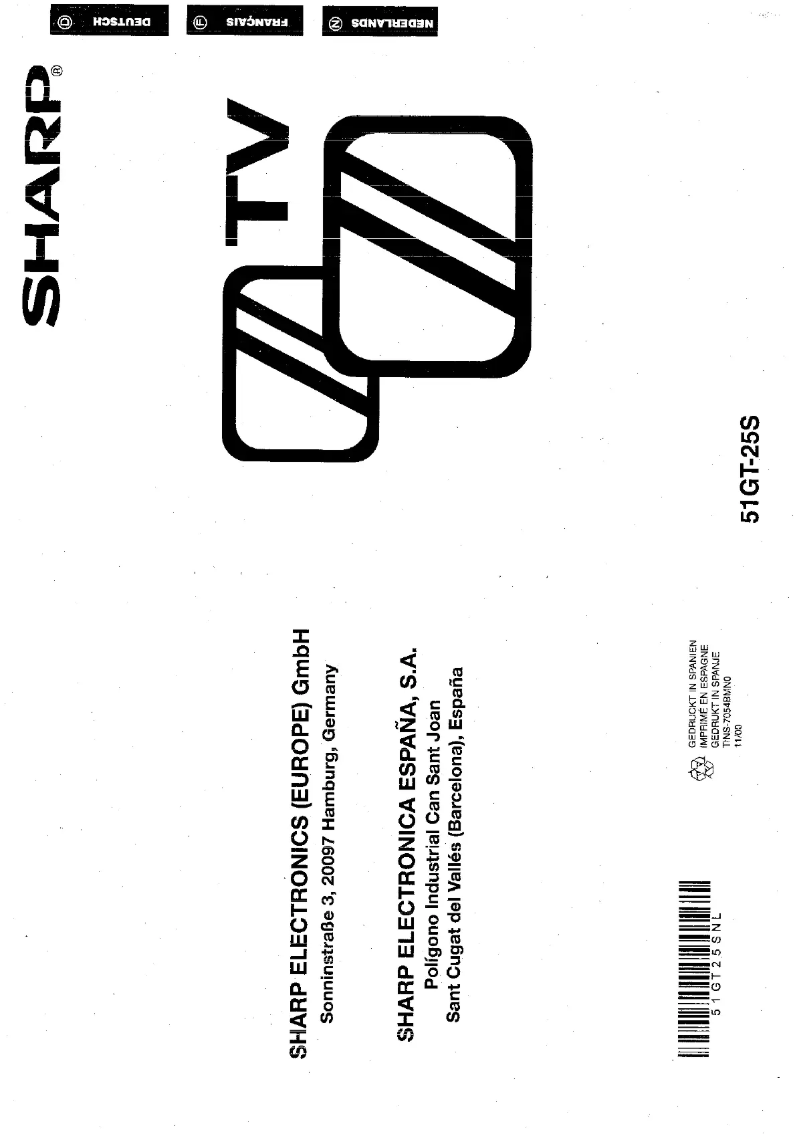 Image de la première page du manuel de l'appareil 51GT-25S