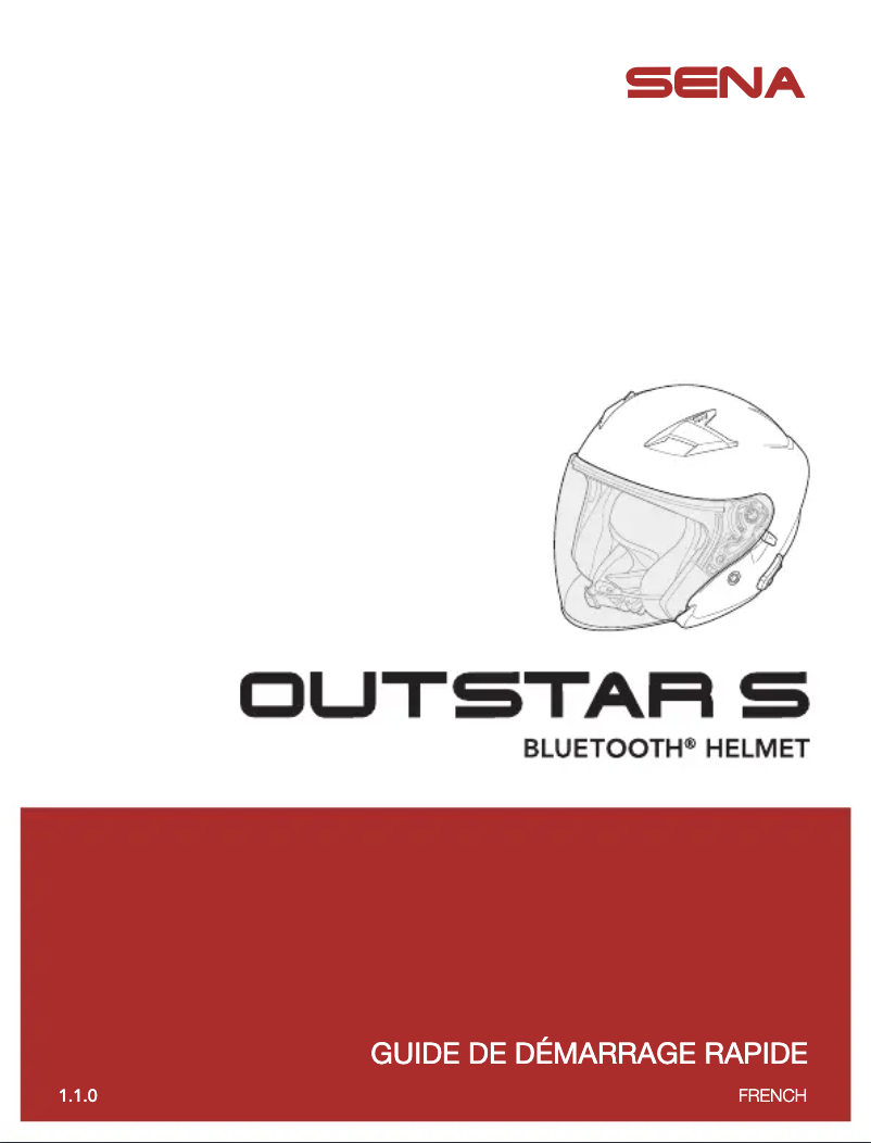Page 1 of the manual Quick Start Guide Sena Outstar S