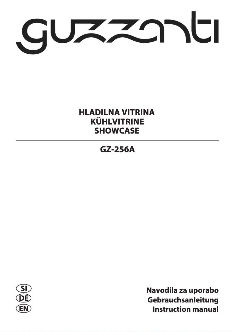 Page 1 de la notice Manuel utilisateur Guzzanti GZ 256A