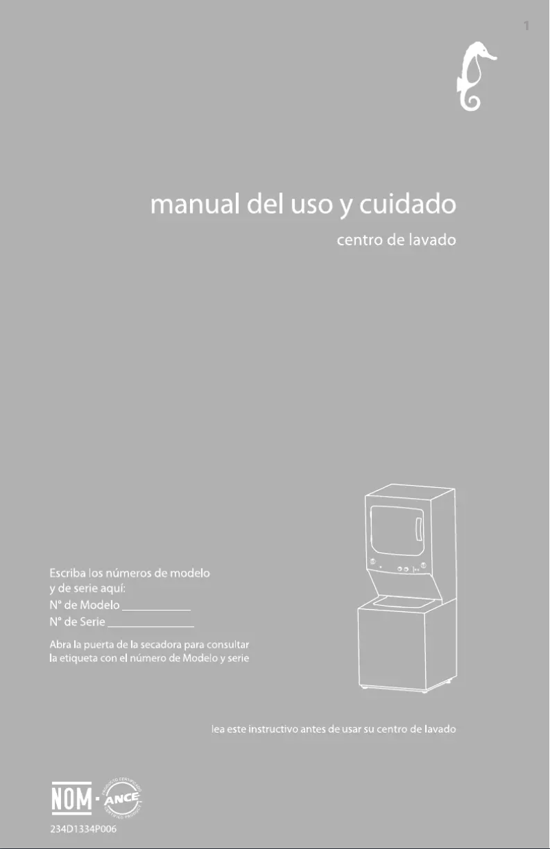 Page 1 de la notice Manuel utilisateur Mabe MCL1740PSDG0