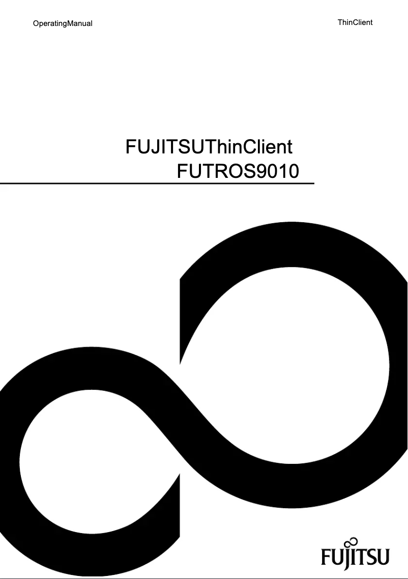 Page n°1 - Manuel utilisateur Fujitsu Futro S9010