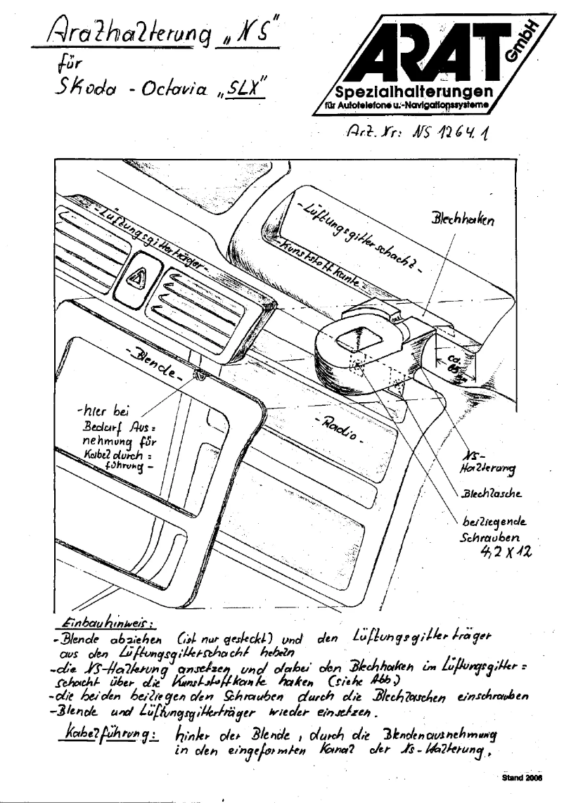 Image de la première page du manuel de l'appareil NS1264.1