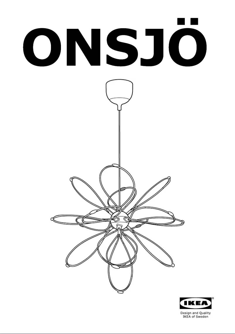 Image de la première page du manuel de l'appareil ONSJO