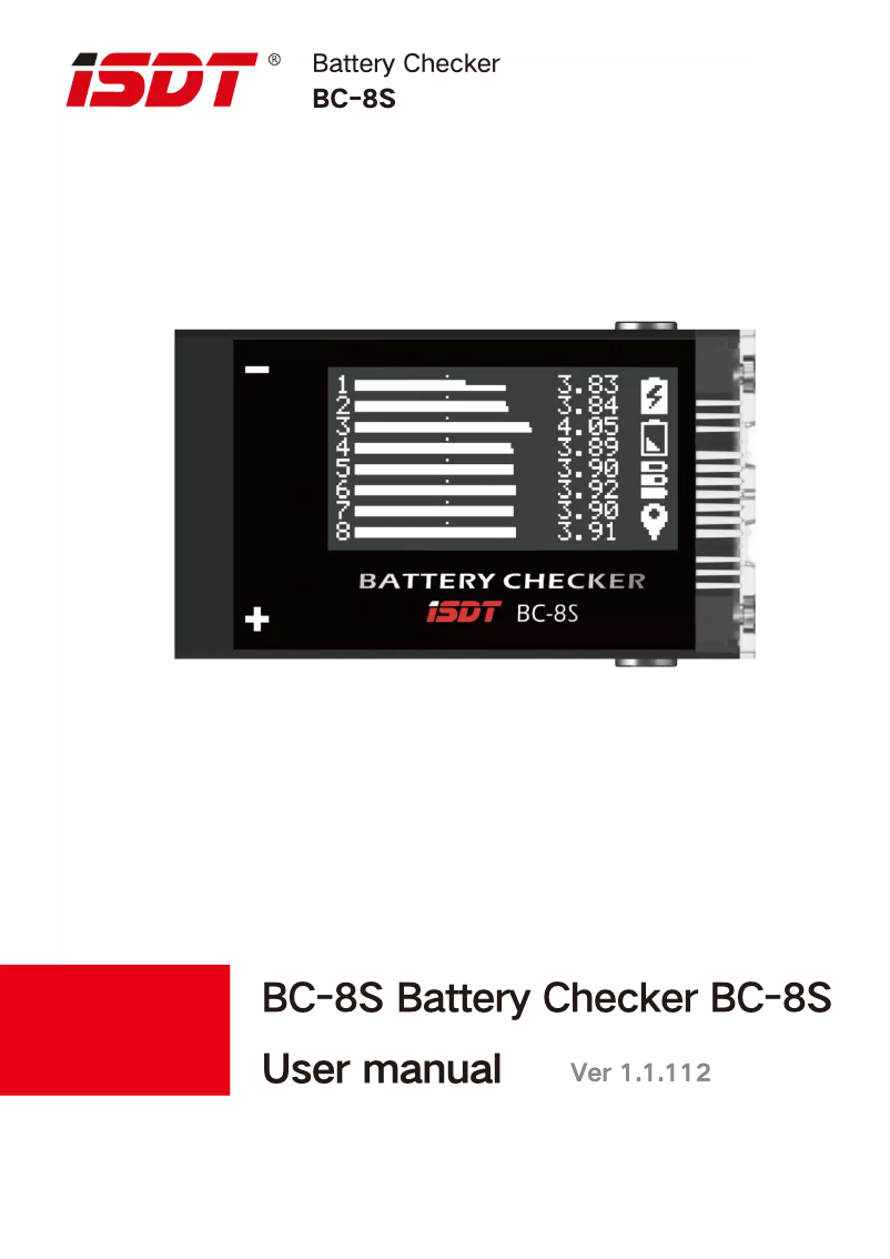 Image de la première page du manuel de l'appareil BC-8S