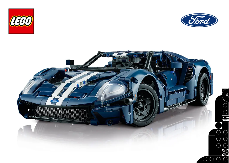 Page 1 de la notice Consignes visuelles Lego Technic 42154