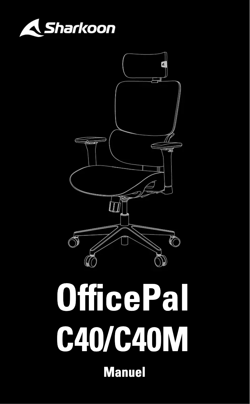 Page 1 de la notice Manuel utilisateur Sharkoon OfficePal C40