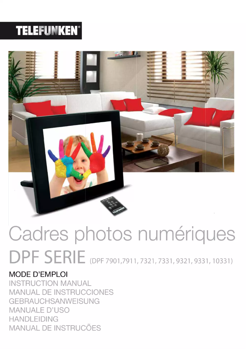 Page n°1 - Manuel utilisateur Telefunken DPF 7321