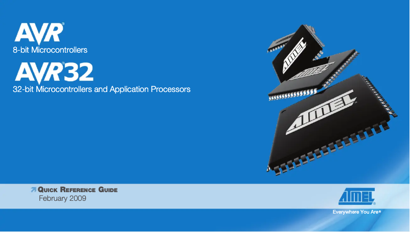 Image de la première page du manuel de l'appareil AT32UC3A3256AU