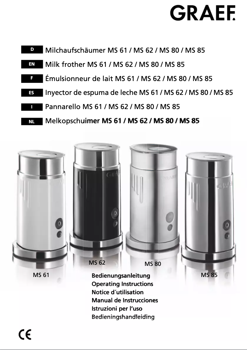 Página 1 del manual Manual de usuario Graef MS61