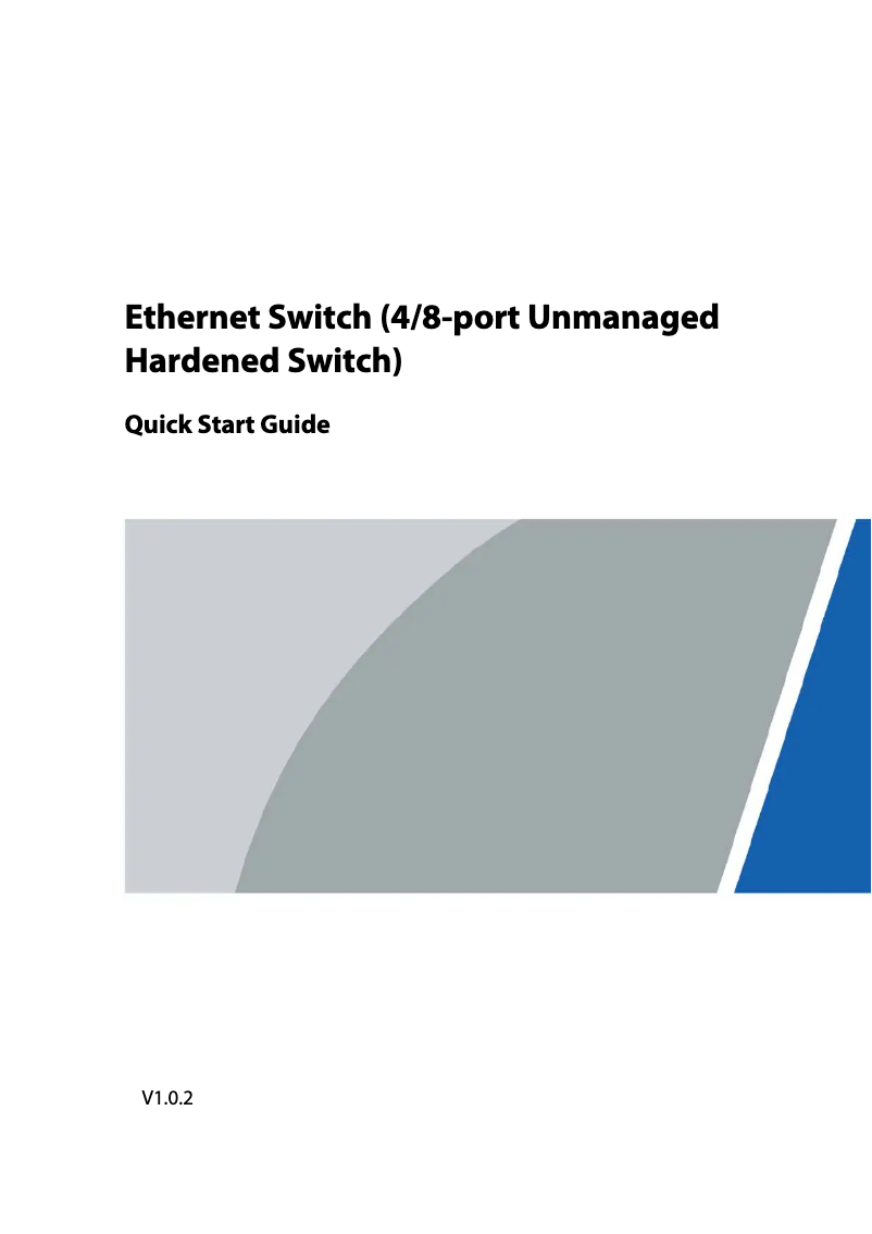 Page 1 de la notice Manuel utilisateur Dahua Technology PFS3110-8ET-96