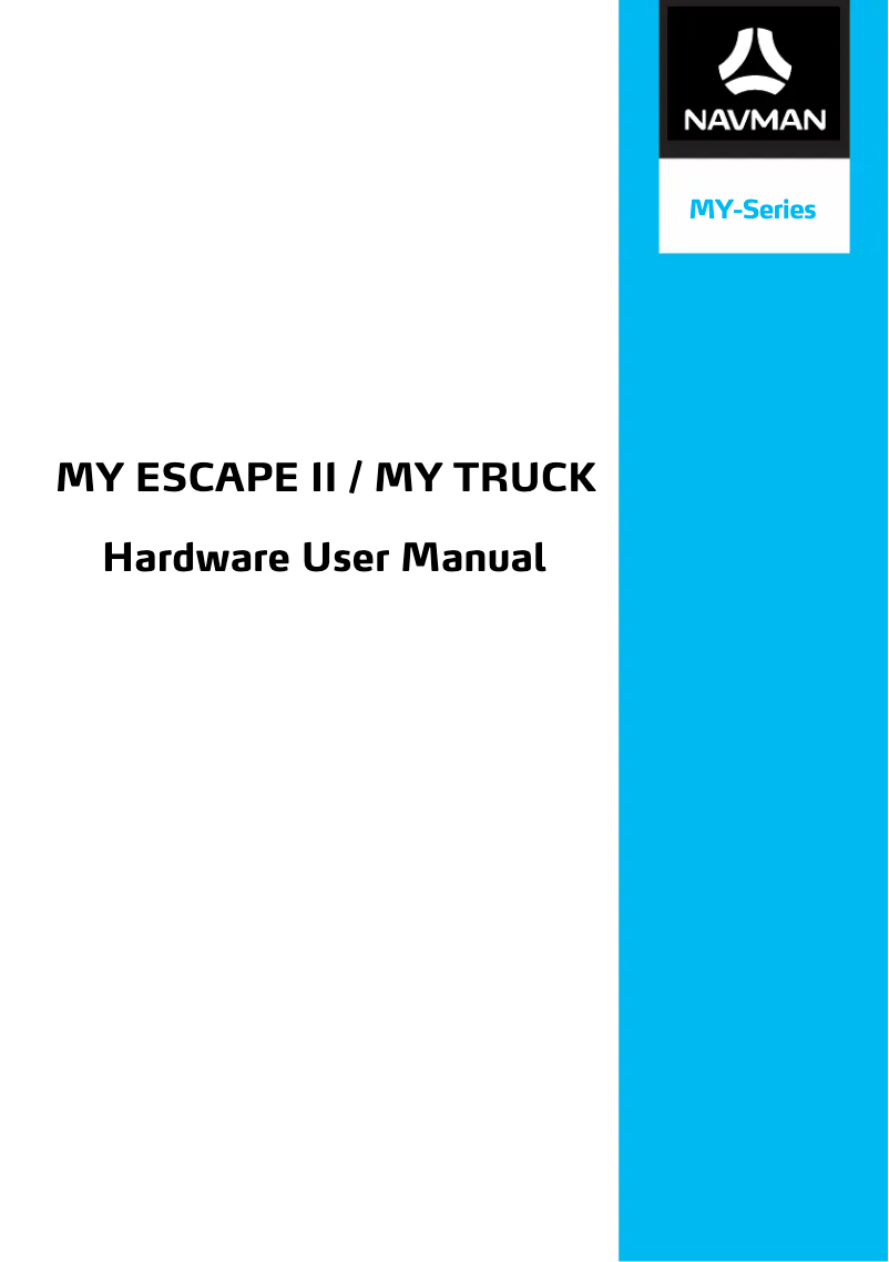 Image de la première page du manuel de l'appareil MY Truck I