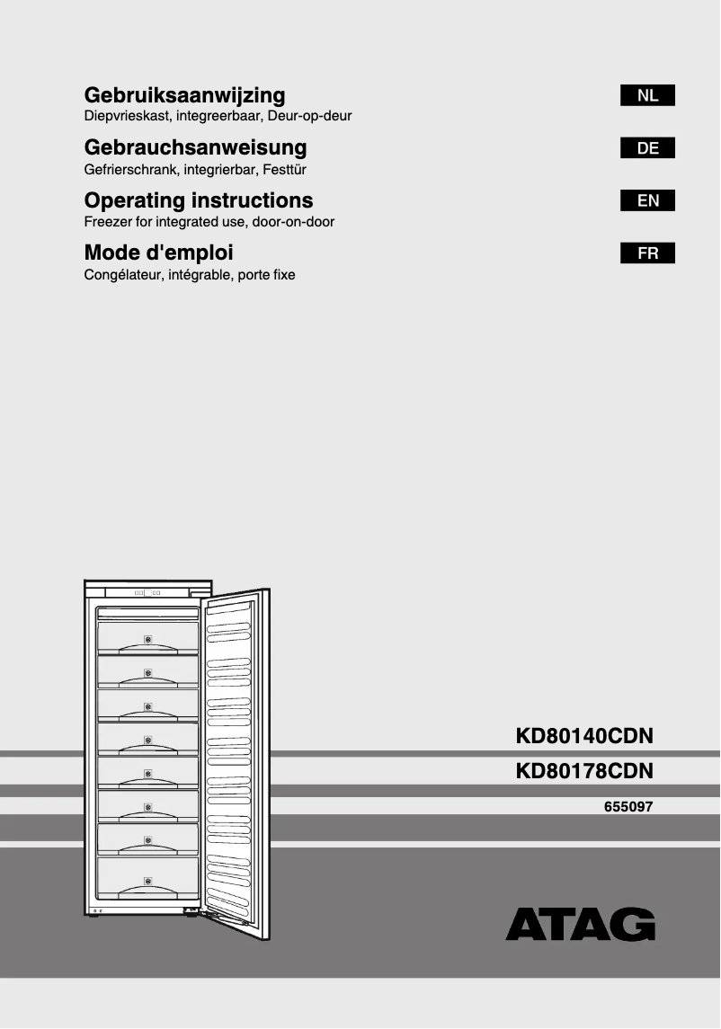 Image de la première page du manuel de l'appareil KD80140CDN