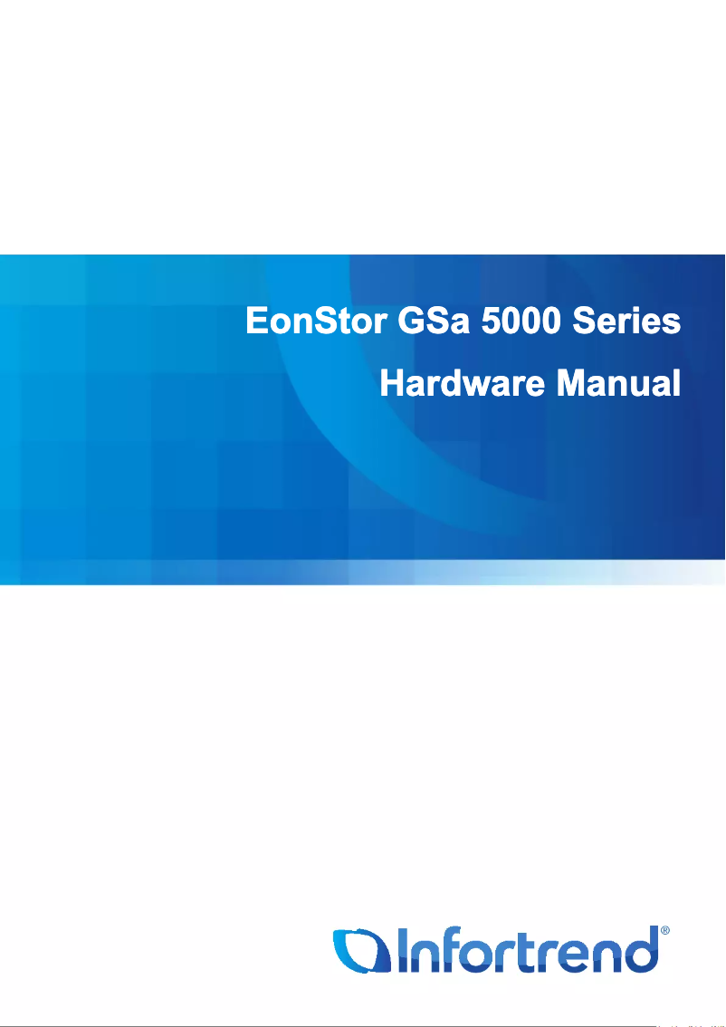 Página 1 del manual Manual de usuario Infortrend EonStor GSa 5200