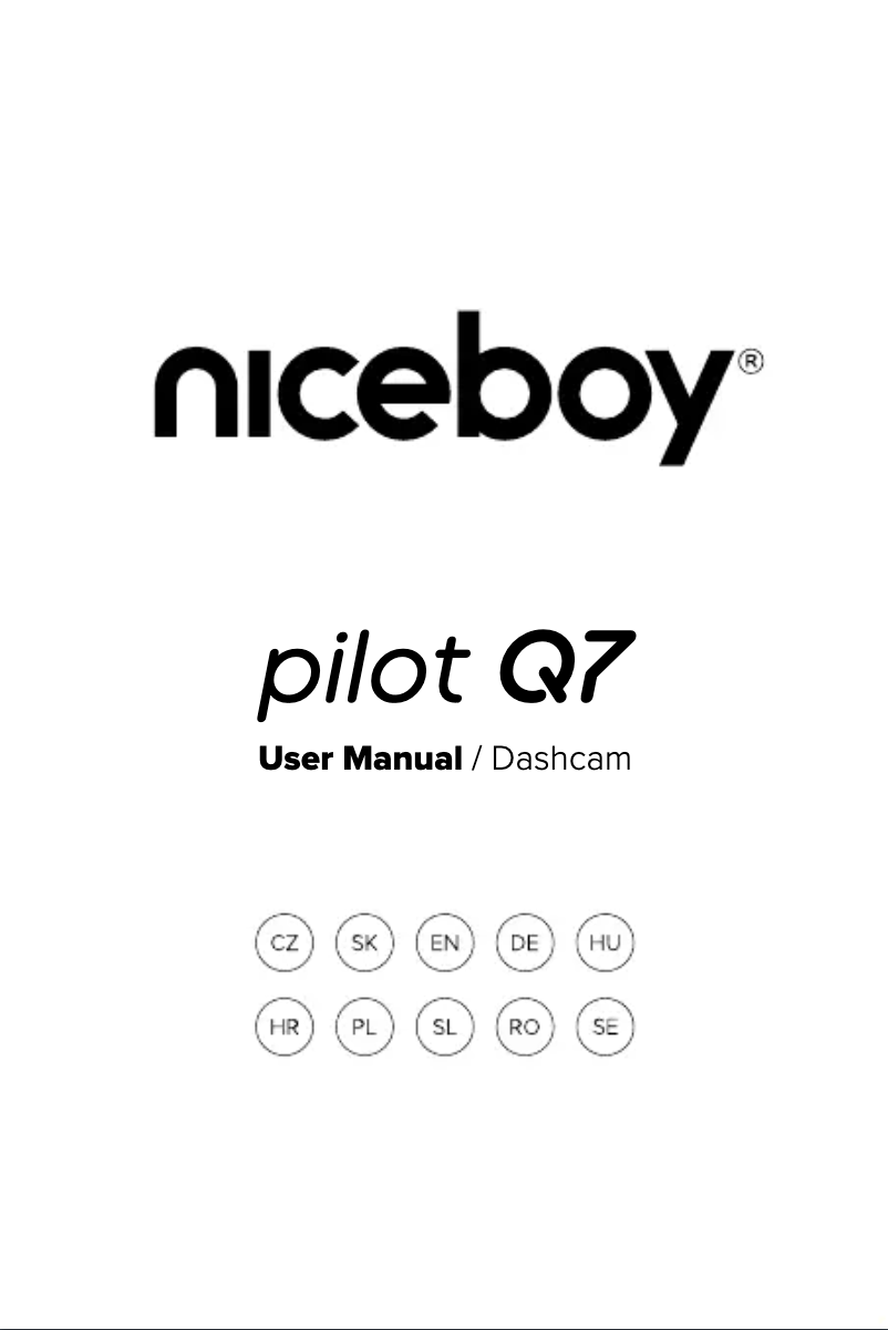 Page 1 de la notice Manuel utilisateur Niceboy PILOT Q7
