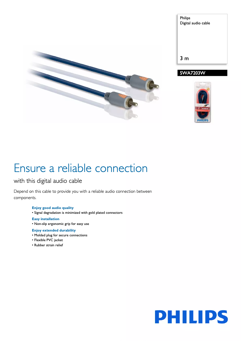Page n°1 - Brochure Philips SWA7203W