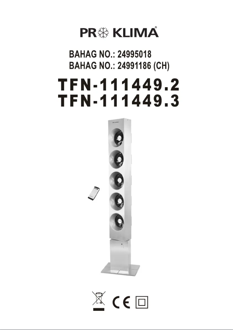 Imagen de la primera página del manual del dispositivo TFN-11149