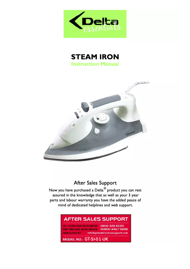 Page 1 de la notice Manuel utilisateur Inotec GT-SI-01