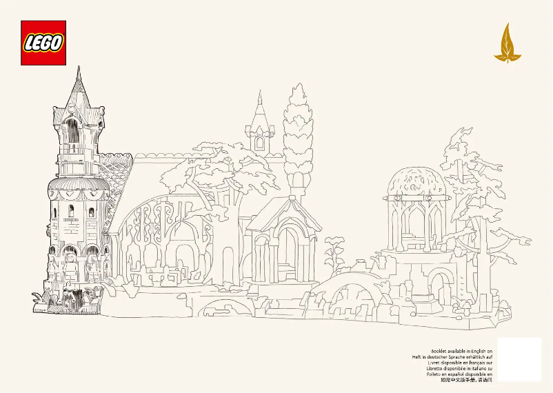 Page 1 de la notice Consignes visuelles Lego Icons 10316